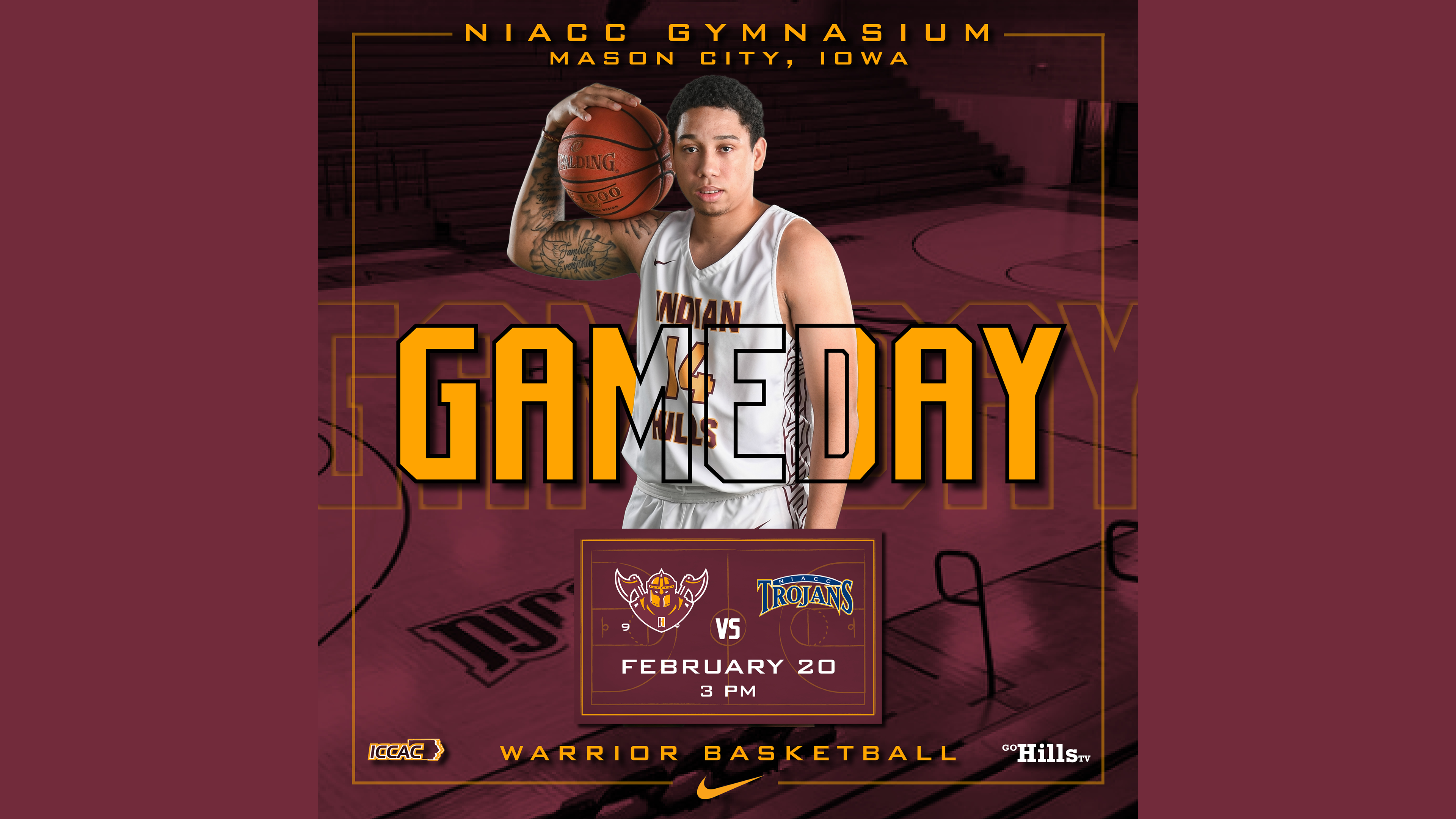 2-20-21 IHCC Men's Basketball @ NIACC