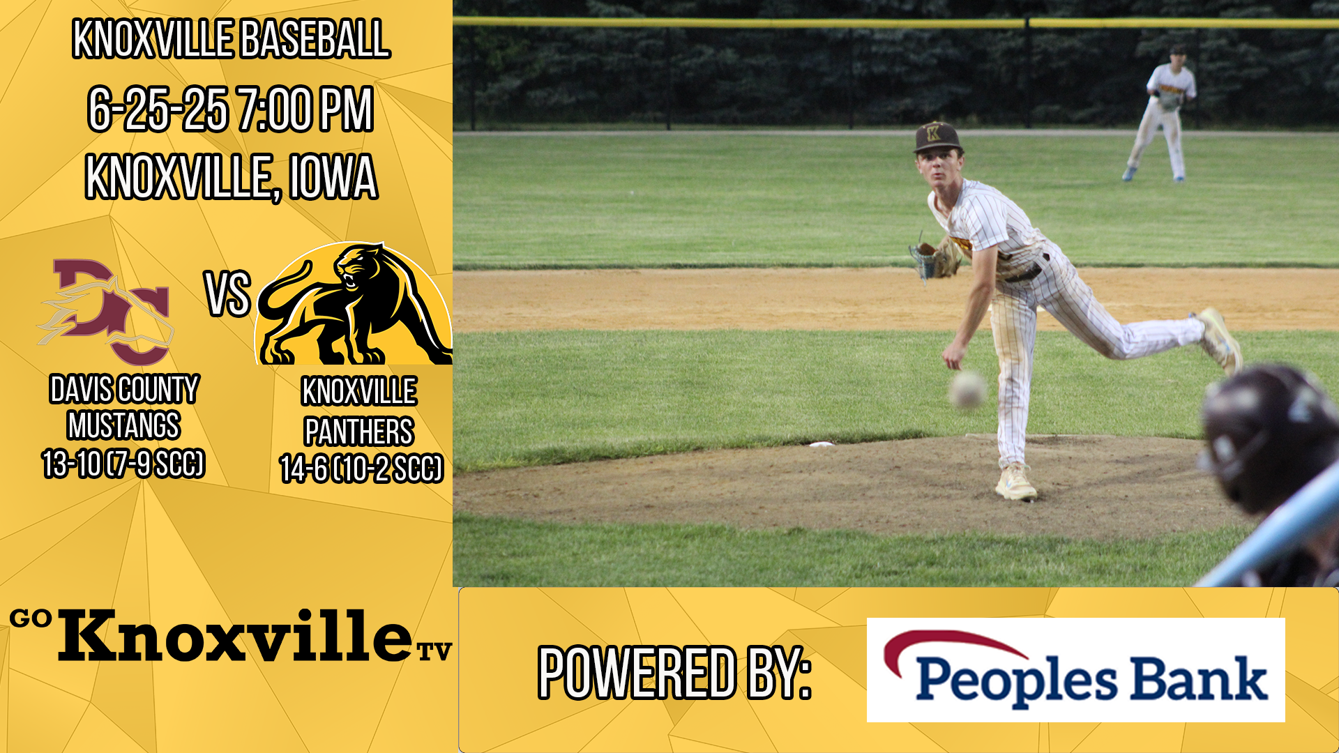 Knoxville vs Davis County Baseball 6-25-26