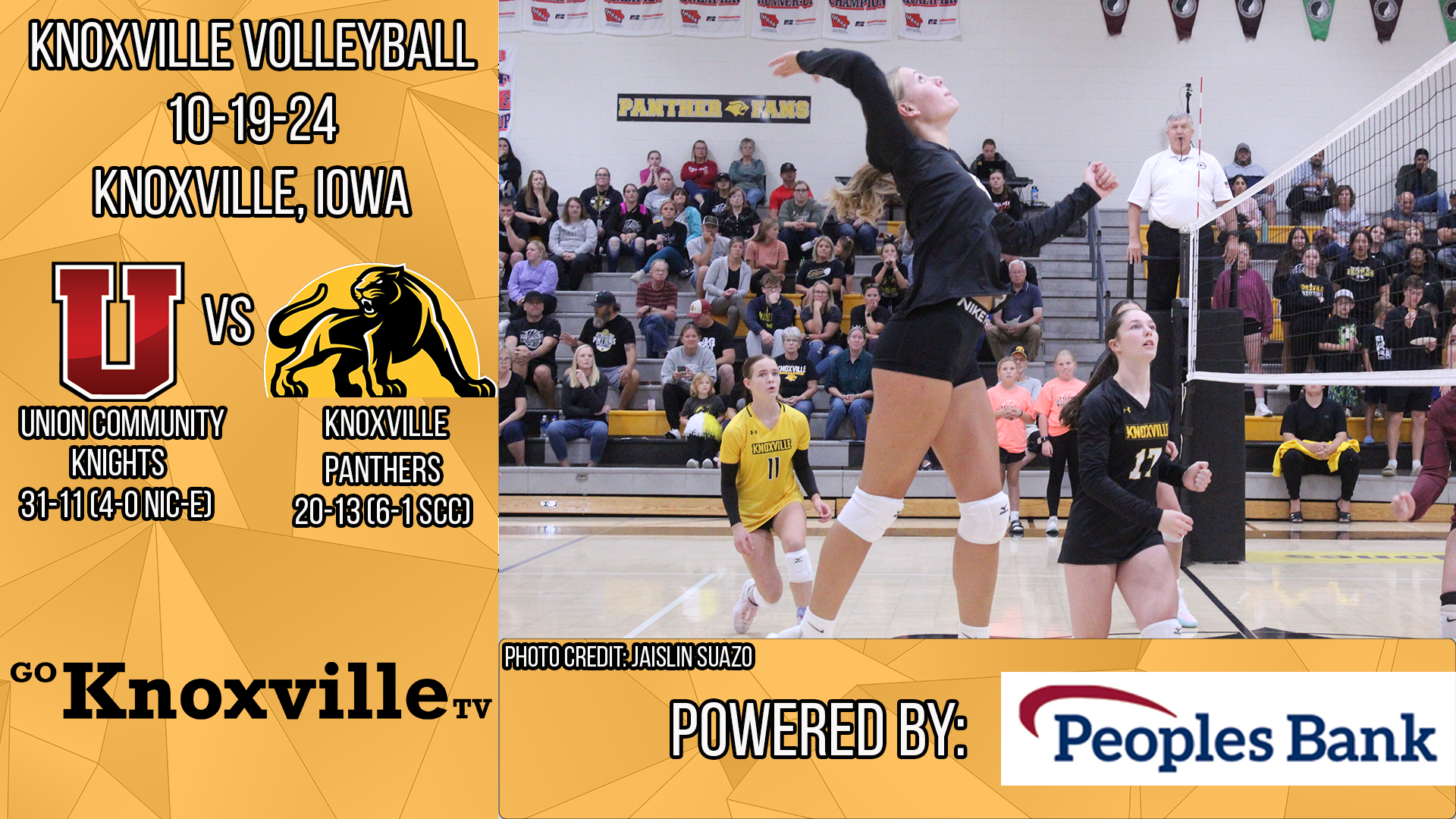 Knoxville Volleyball vs Union Community 10-19-24