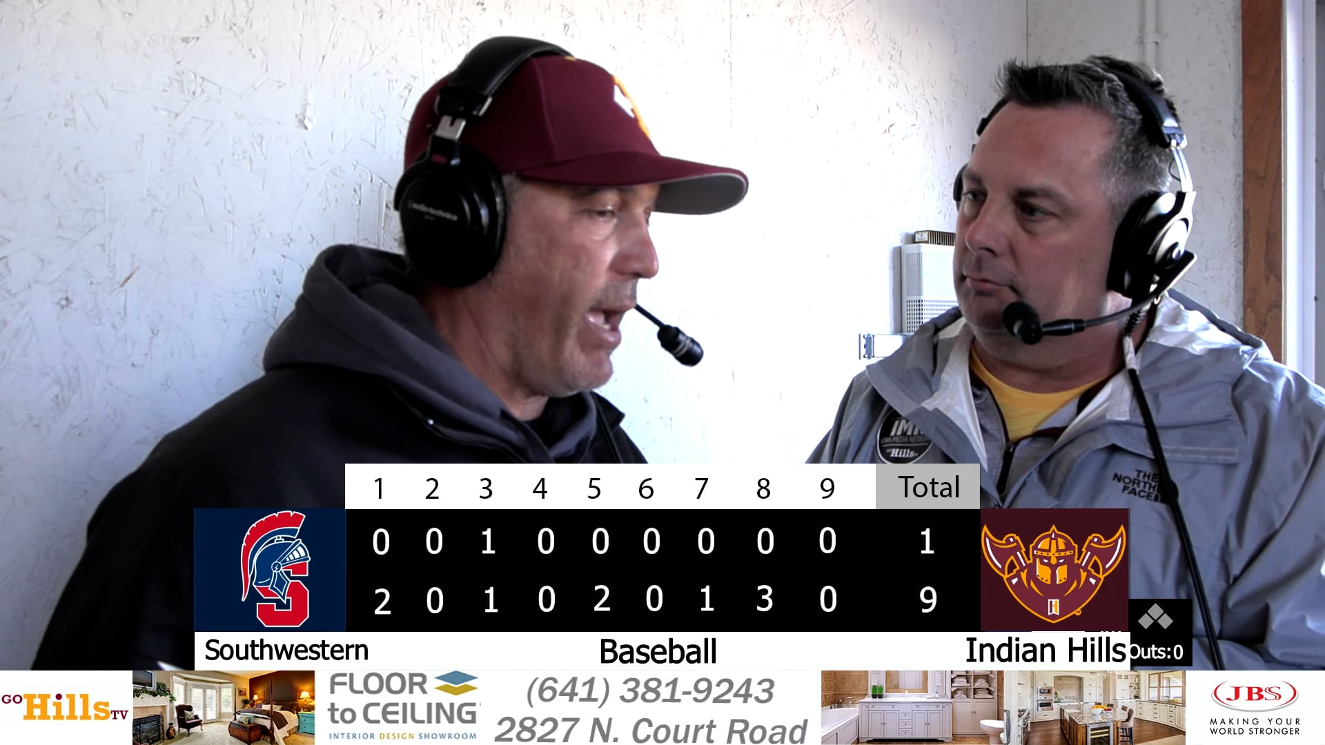 3-19-22 IHCC Baseball vs Southwestern Post Game Interview