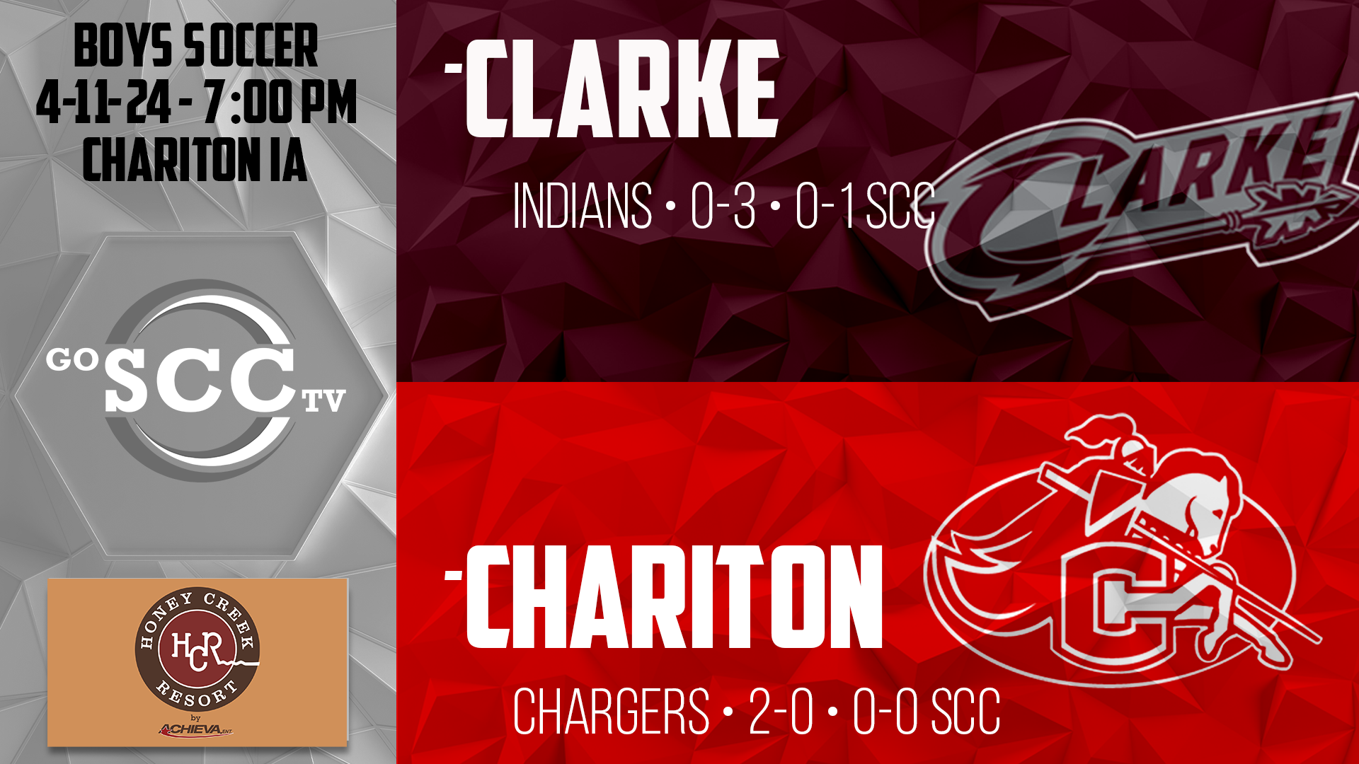 4-11-24 Chariton Boys Soccer vs Clarke
