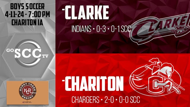 4-11-24 Chariton Boys Soccer vs Clarke