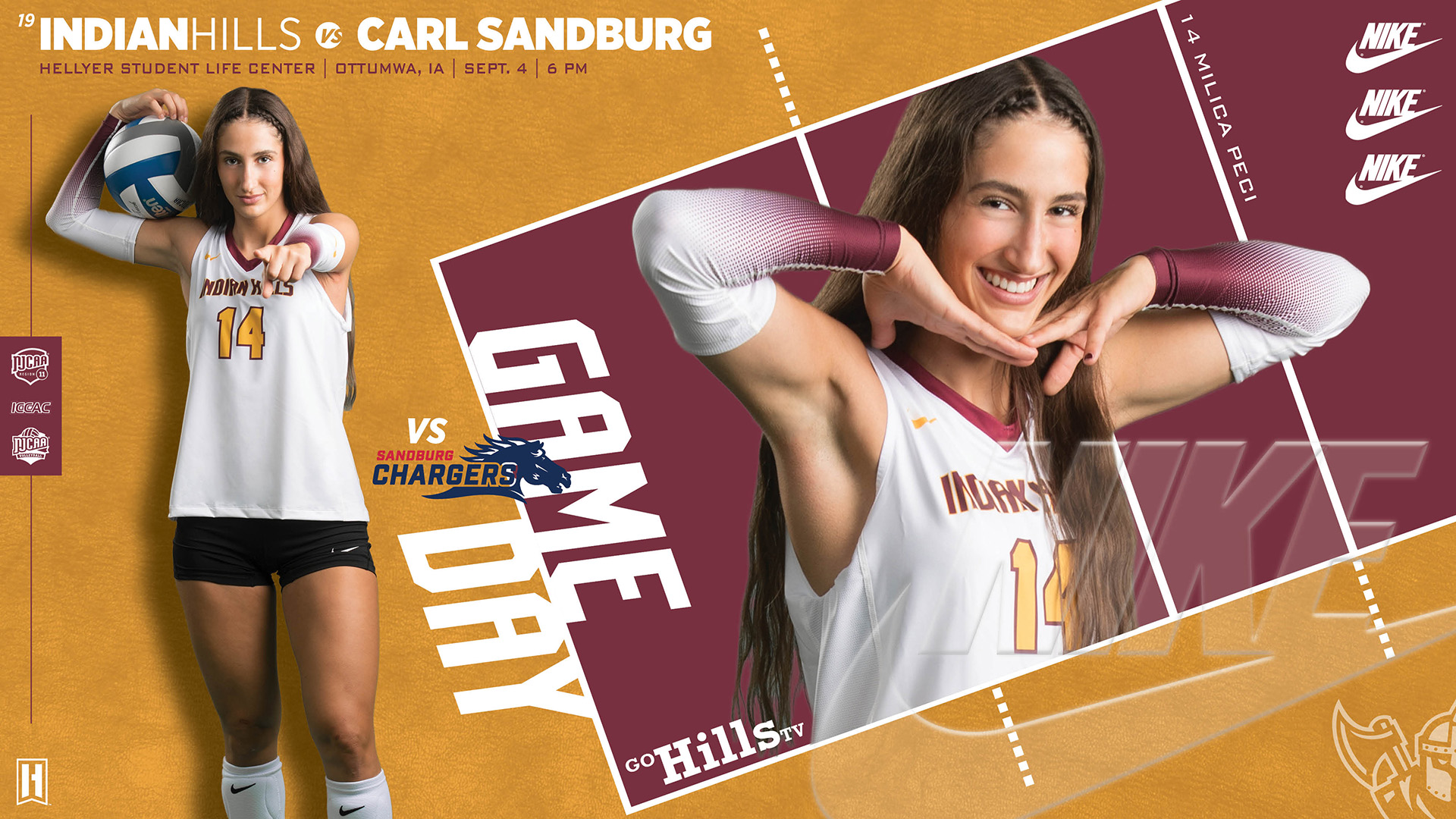 IHCC Volleyball vs Carl Sandburg 9-4-25