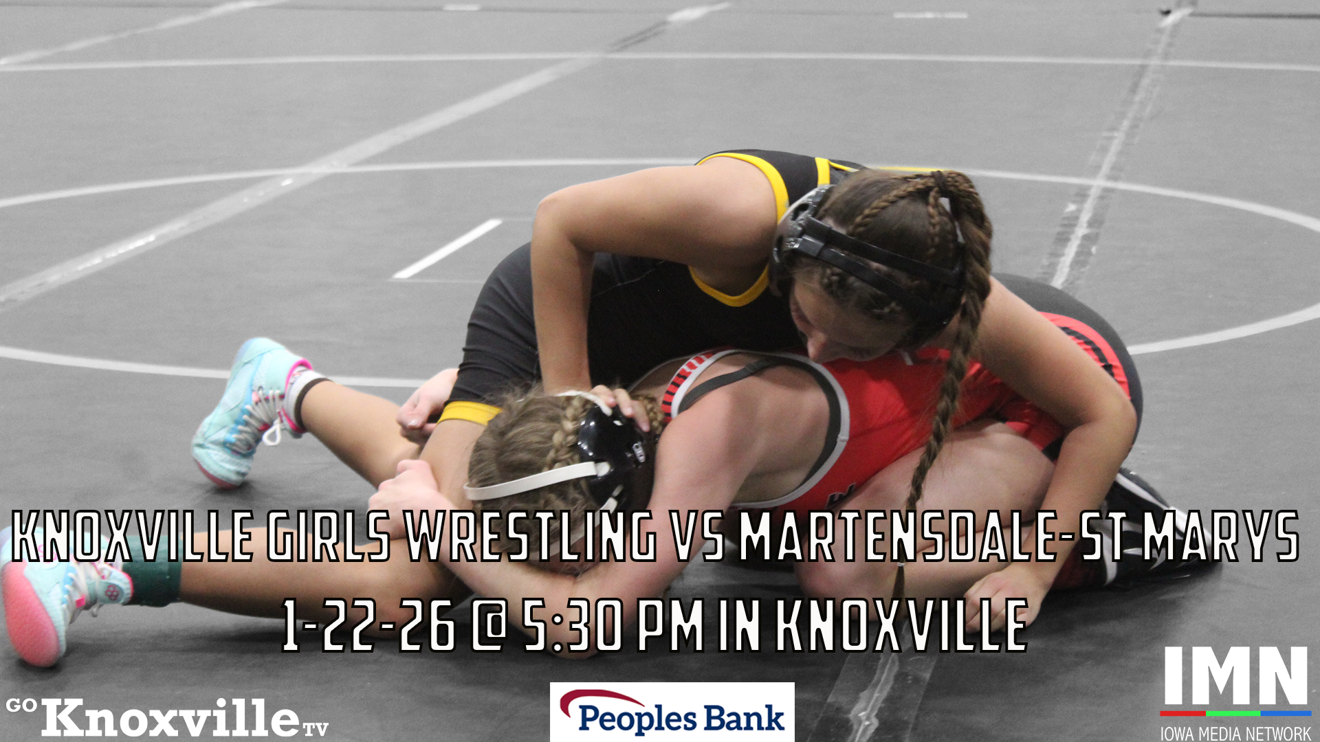 Knoxville vs Martensdale-St Marys Girls Wrestling 1-22-26