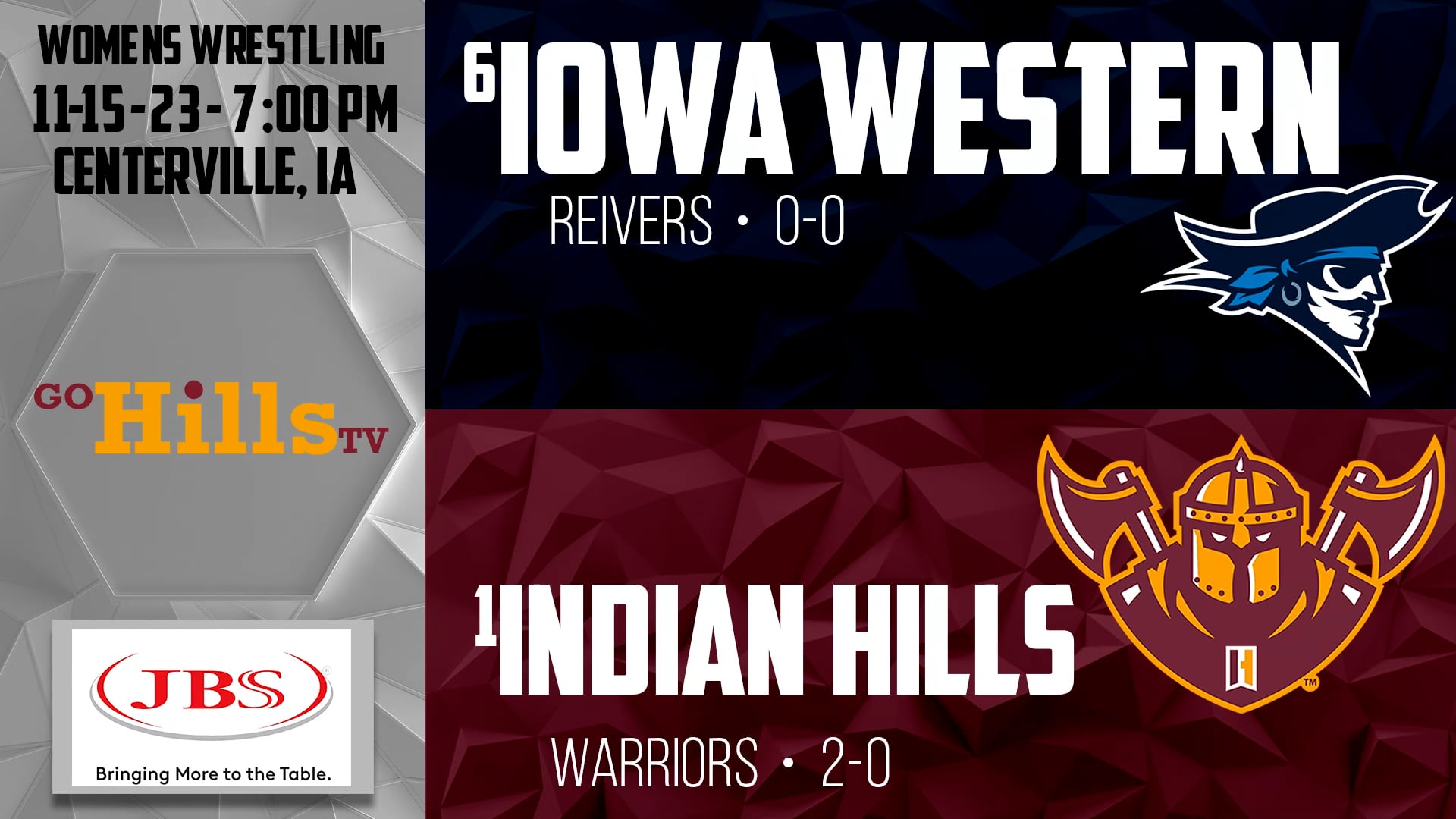 11-15-23 IHCC Women's Wrestling vs Iowa Western