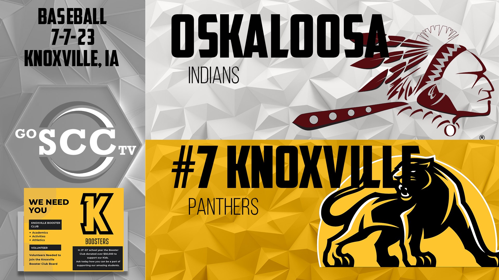 Knoxville Baseball vs Oskaloosa Post Season 7-7-23