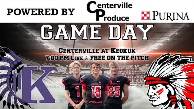 Centerville Football at Keokuk 9-20-19