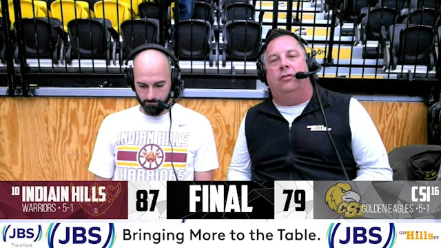 11-16-24 IHCC Men's Basketball @ Sout...