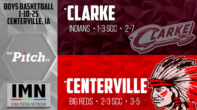 Centerville Boys Basketball vs Clarke...