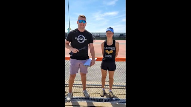 5-10-23 Janie Maasdam Tennis Regional...