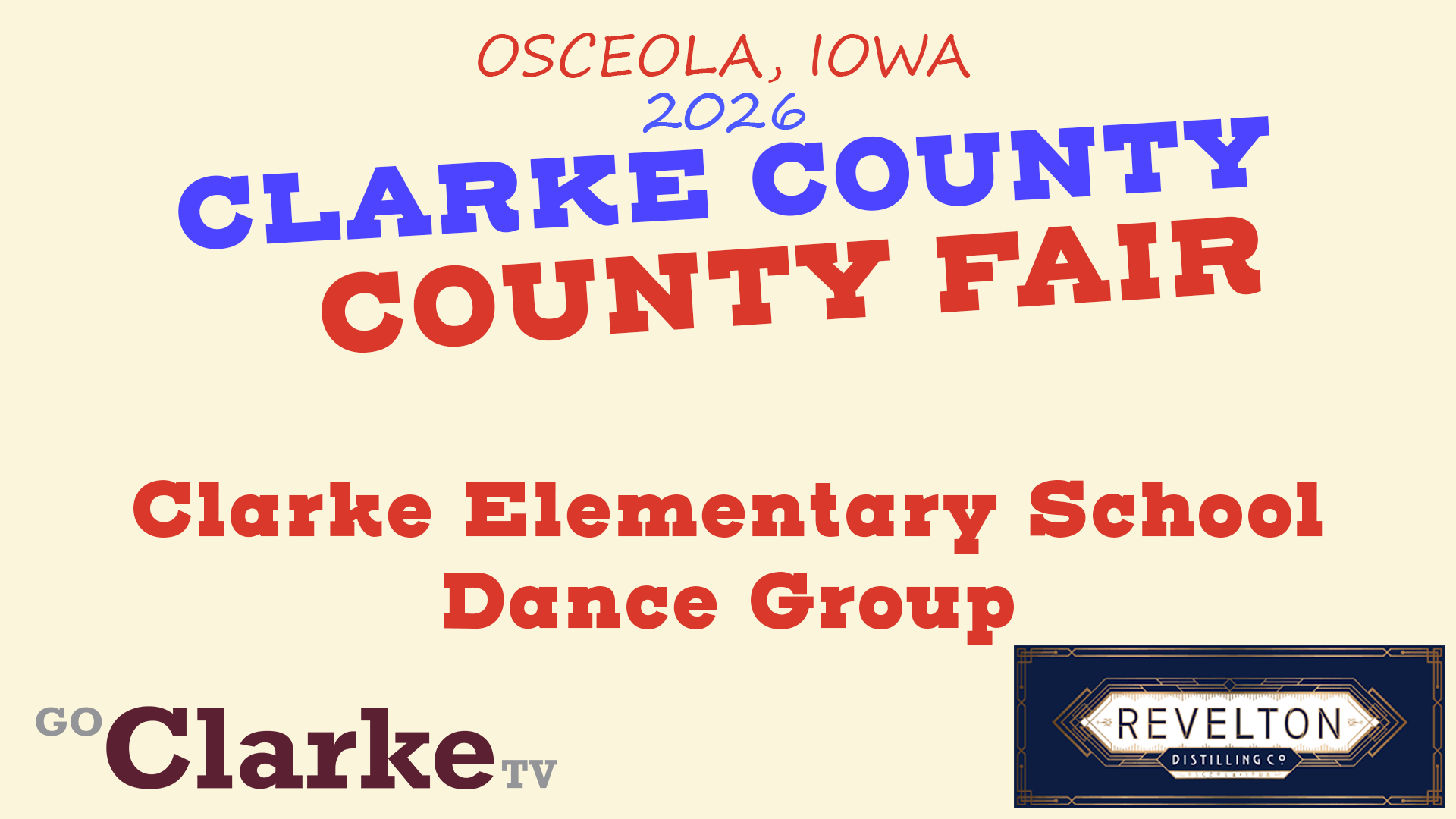 Clarke County Fair - Clarke Elementary School Dance Group - 7-15-26