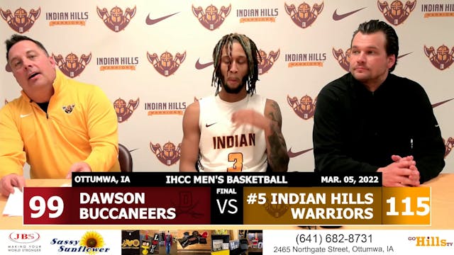 3-5-22 IHCC Men's Basketball vs Dawso...
