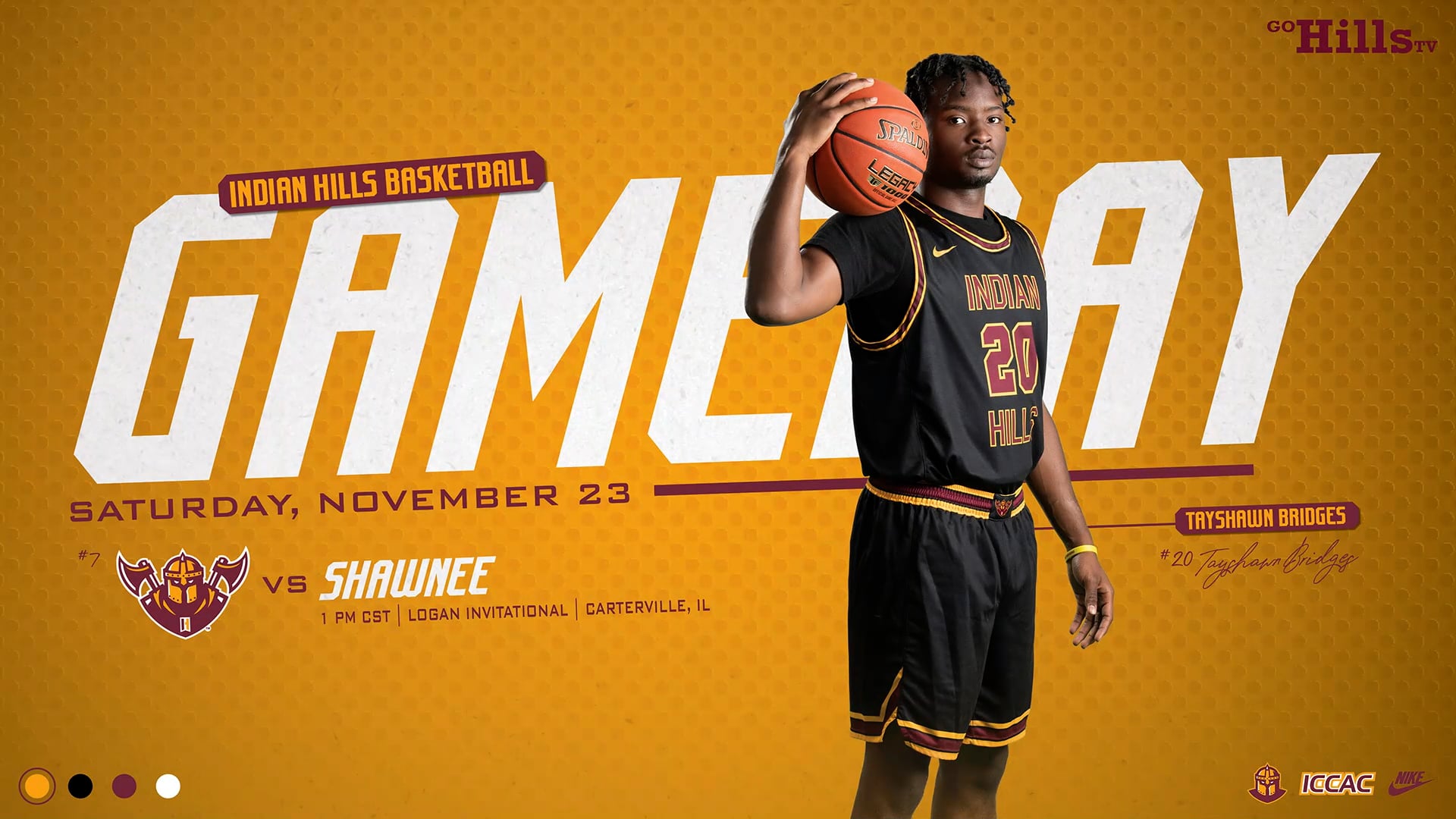 11-23-24 IHCC Men's Basketball @ Shawnee