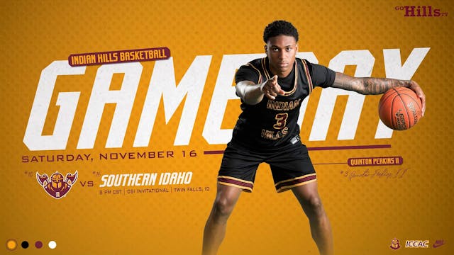 11-16-24 IHCC Men's Basketball @ Sout...