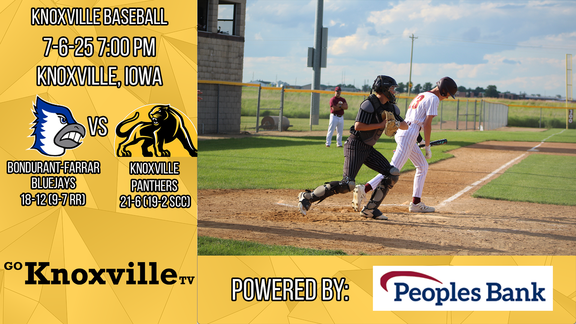 Knoxville vs Bondurant-Farrar Baseball 7-6-26