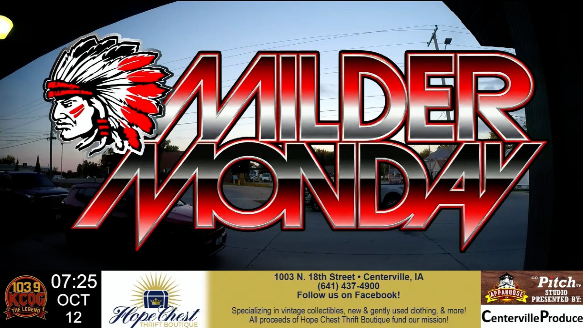 Milder Monday 10-12-26
