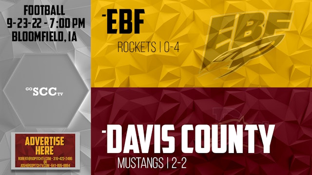 Davis County Football vs EBF HOMECOMING 9-23-22