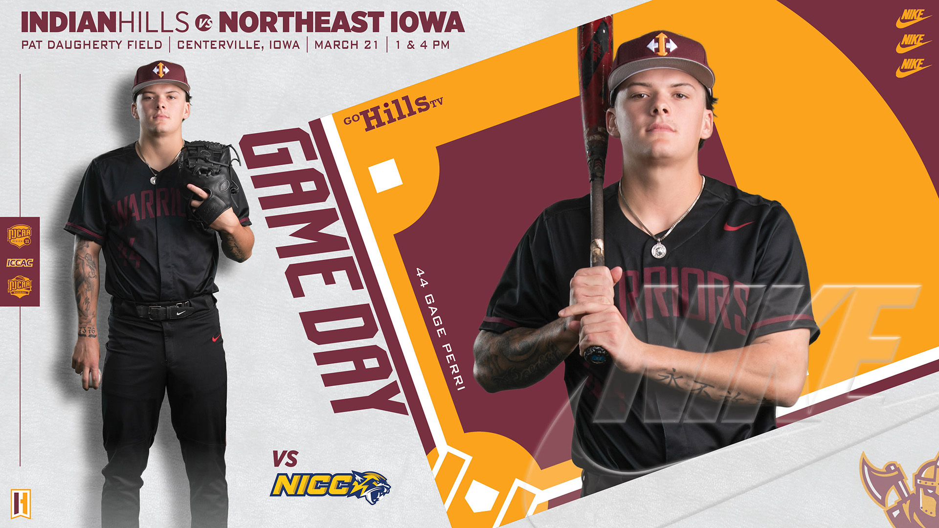 IHCC Baseball vs Northeast Iowa Game 2 3-21-26