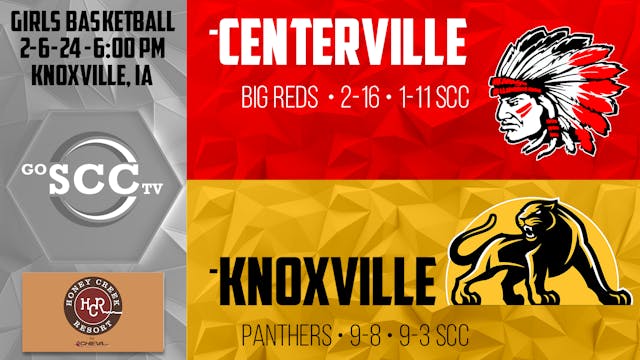 Knoxville Girls Basketball vs Centerv...