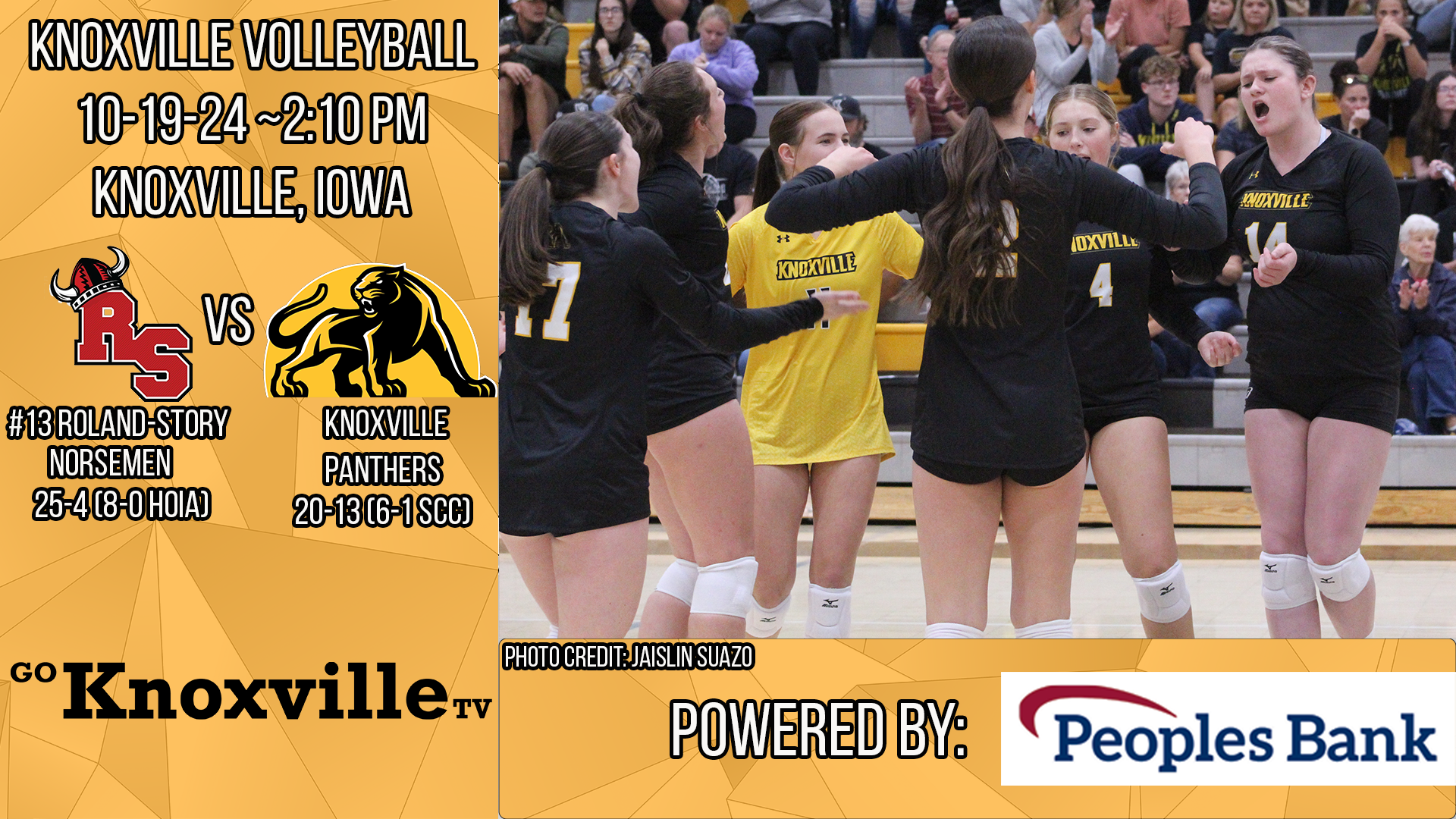 Knoxville Volleyball vs Roland-Story 10-19-24