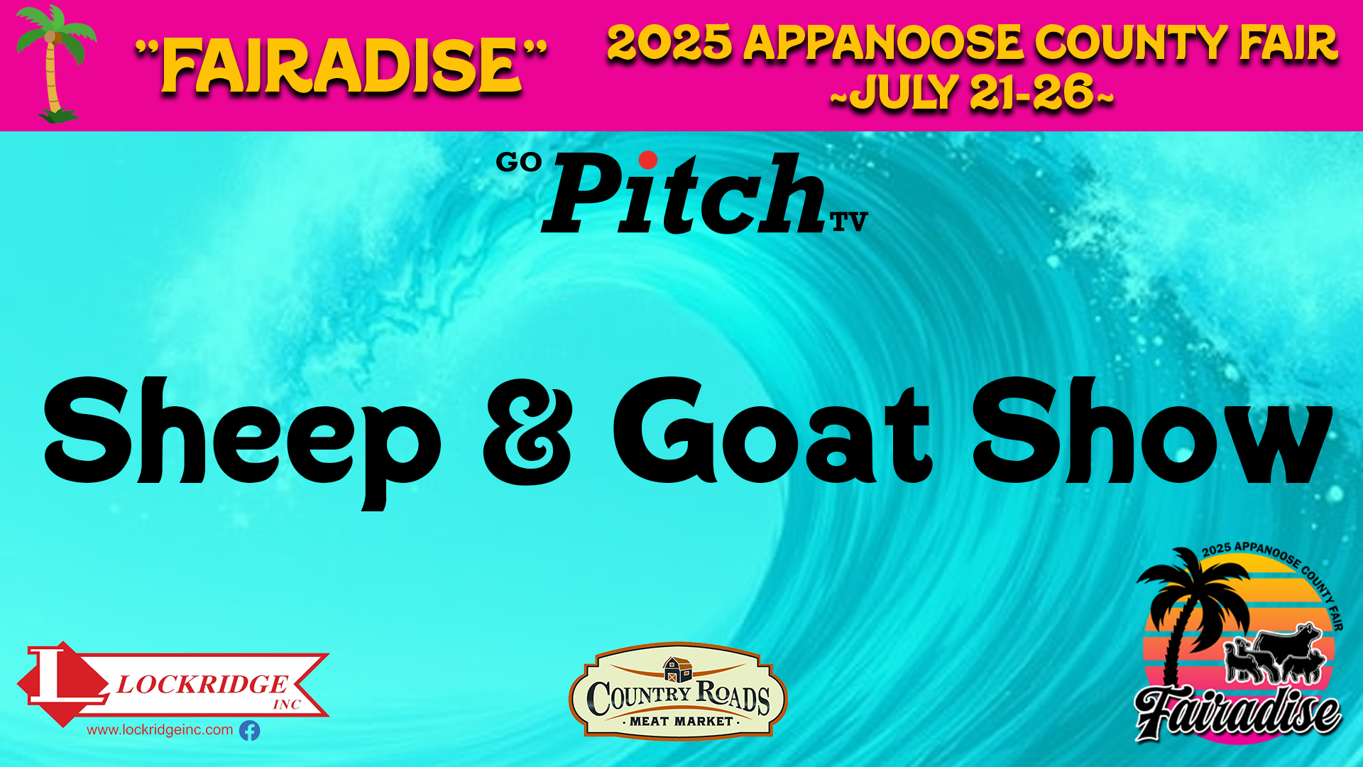 Sheep and Goat Show - Appanoose County Fair 2025 - 7-22-25