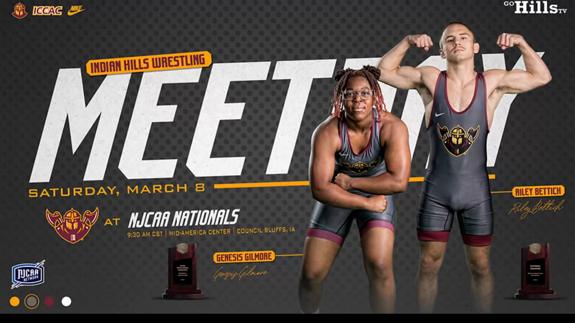 njcaa men's and women's wrestling championship finals