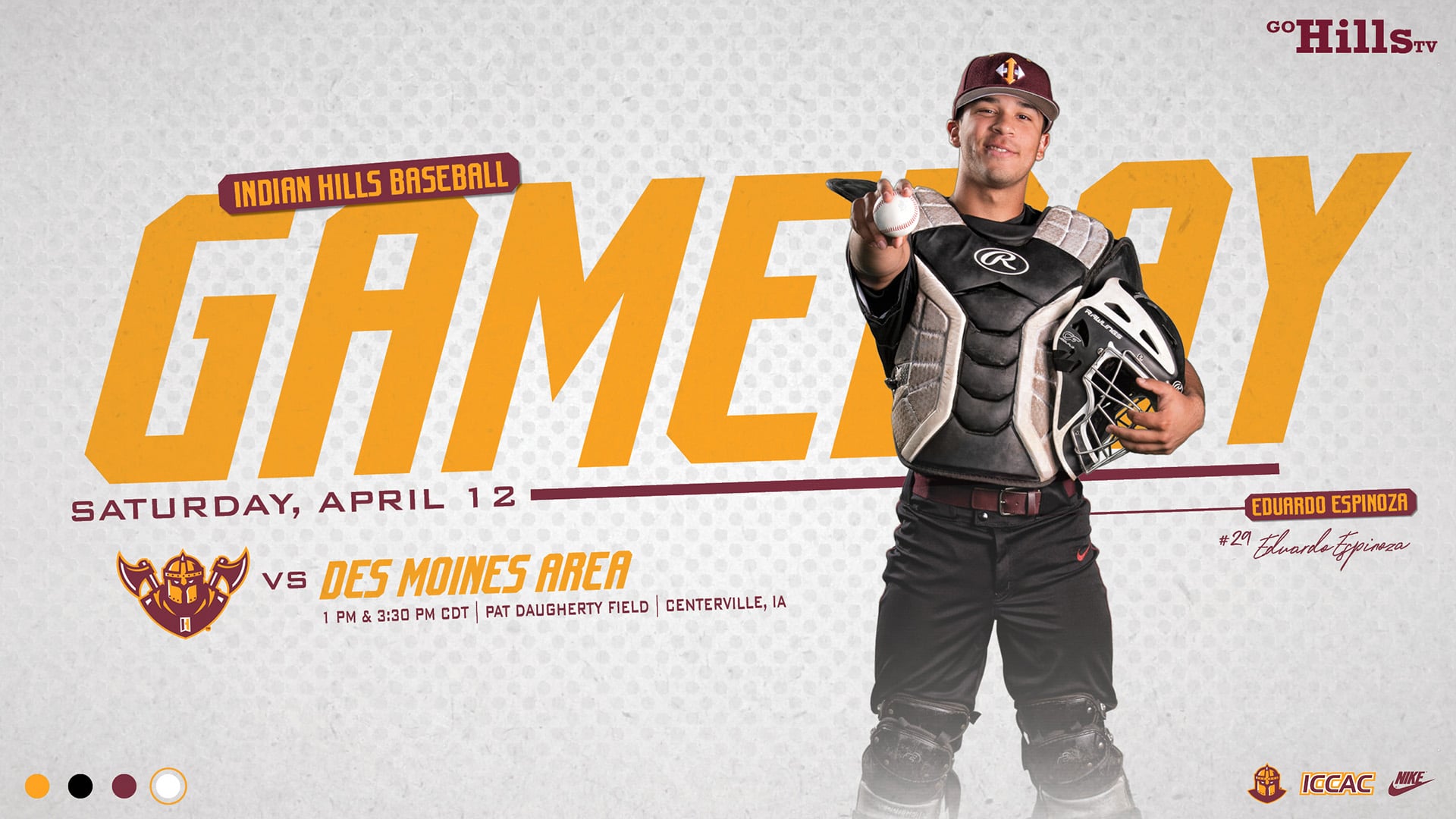 4-12-25 IHCC Baseball vs DMACC Game 2