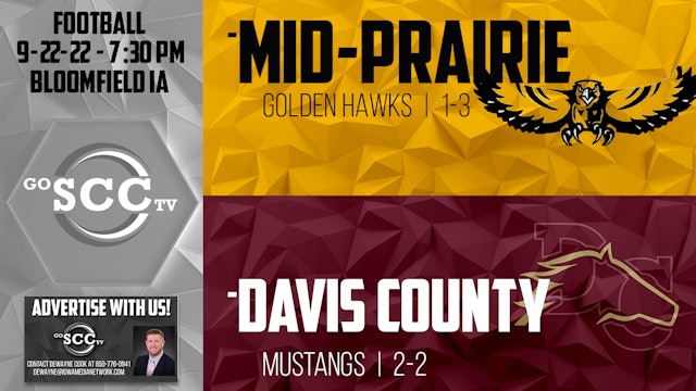 9-22-23 Davis County Football vs Mid-Prairie
