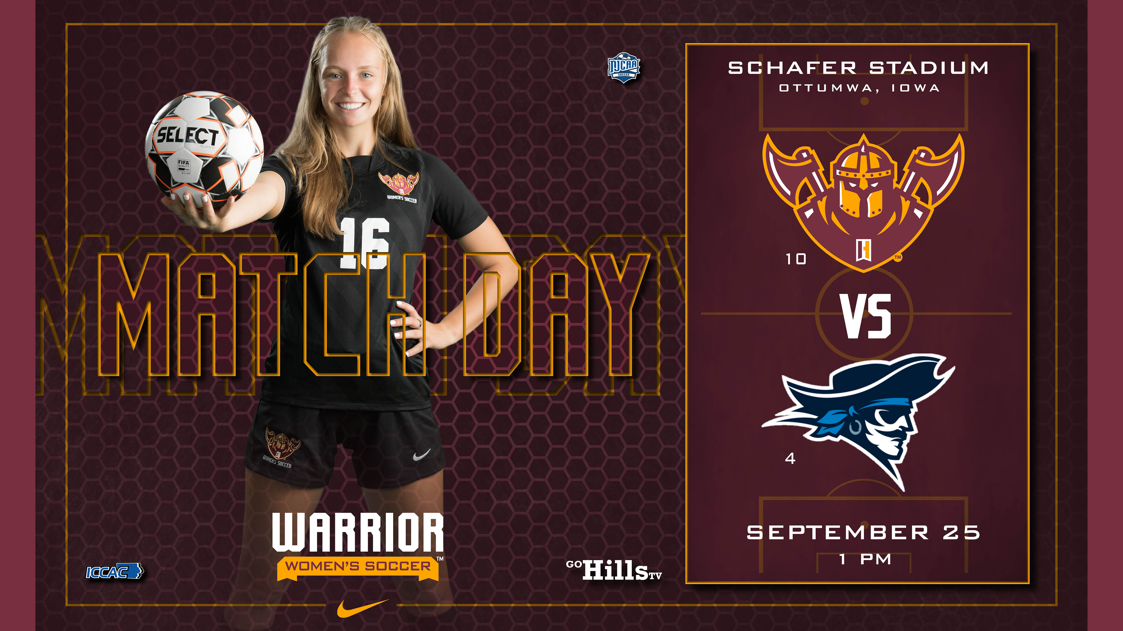 9-25-21 IHCC Women's Soccer vs Iowa Western