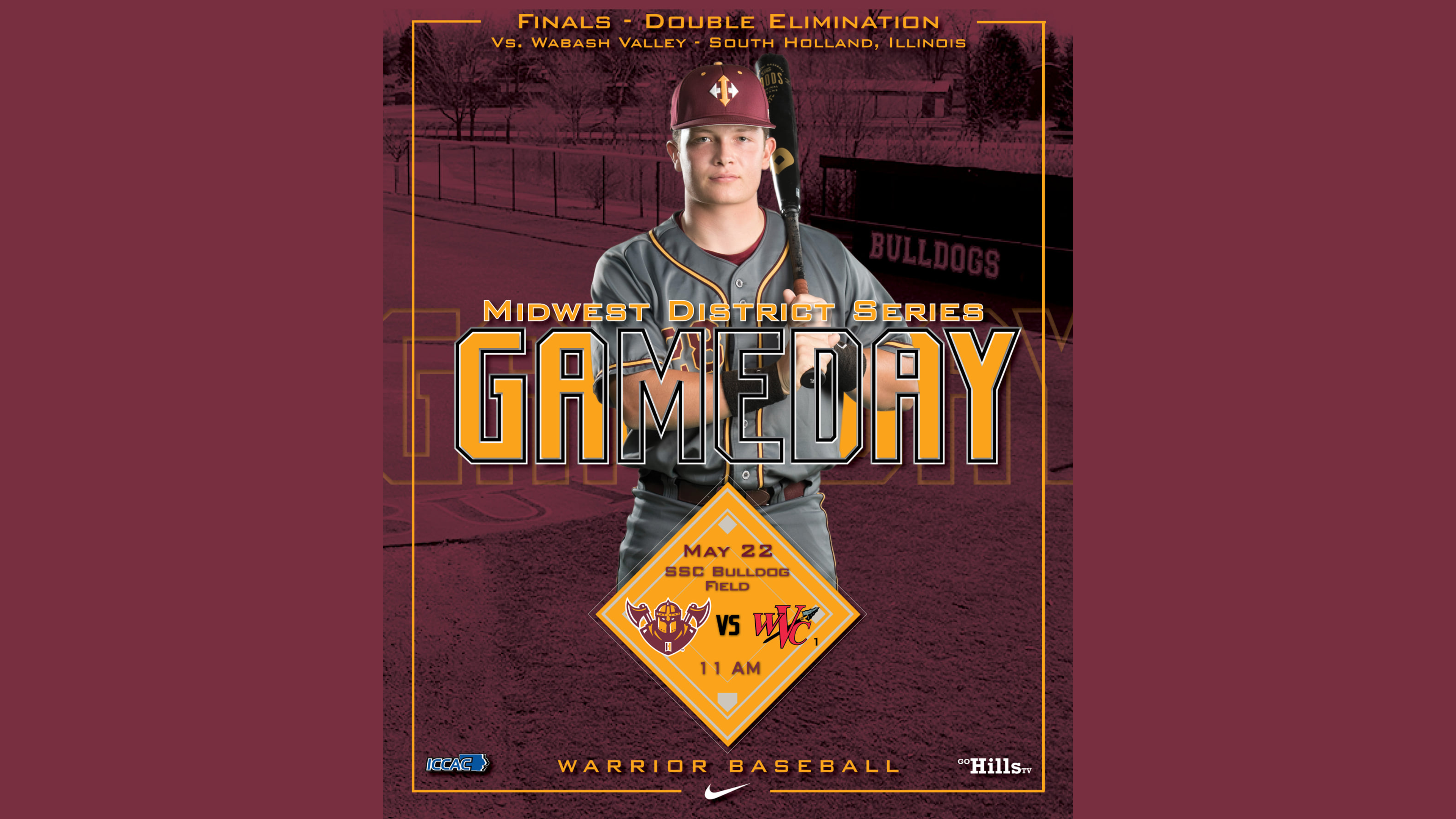 Midwest District Tournament 5-22-21 IHCC Baseball vs Wabash Valley