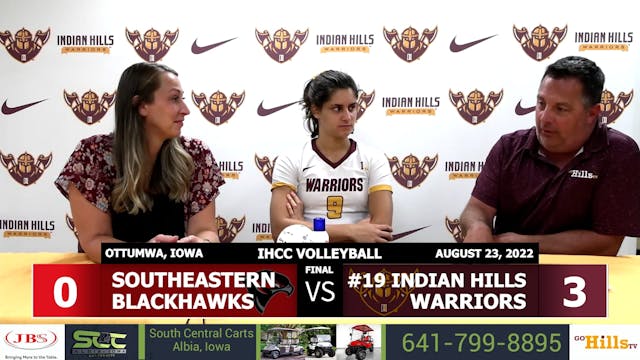 8-23-22 IHCC Volleyball vs Southeaste...