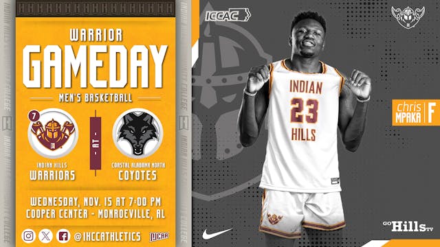 11-15-23 IHCC Men's Basketball @ Coas...