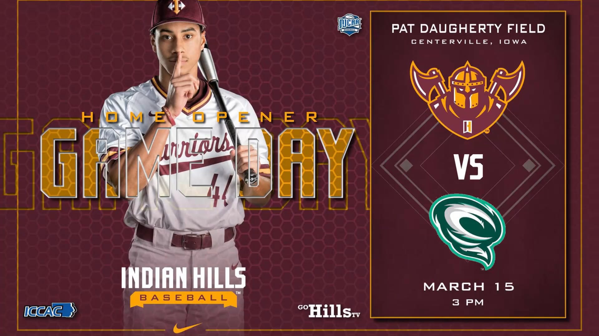 3-15-22 IHCC Baseball vs St. Cloud Game 1