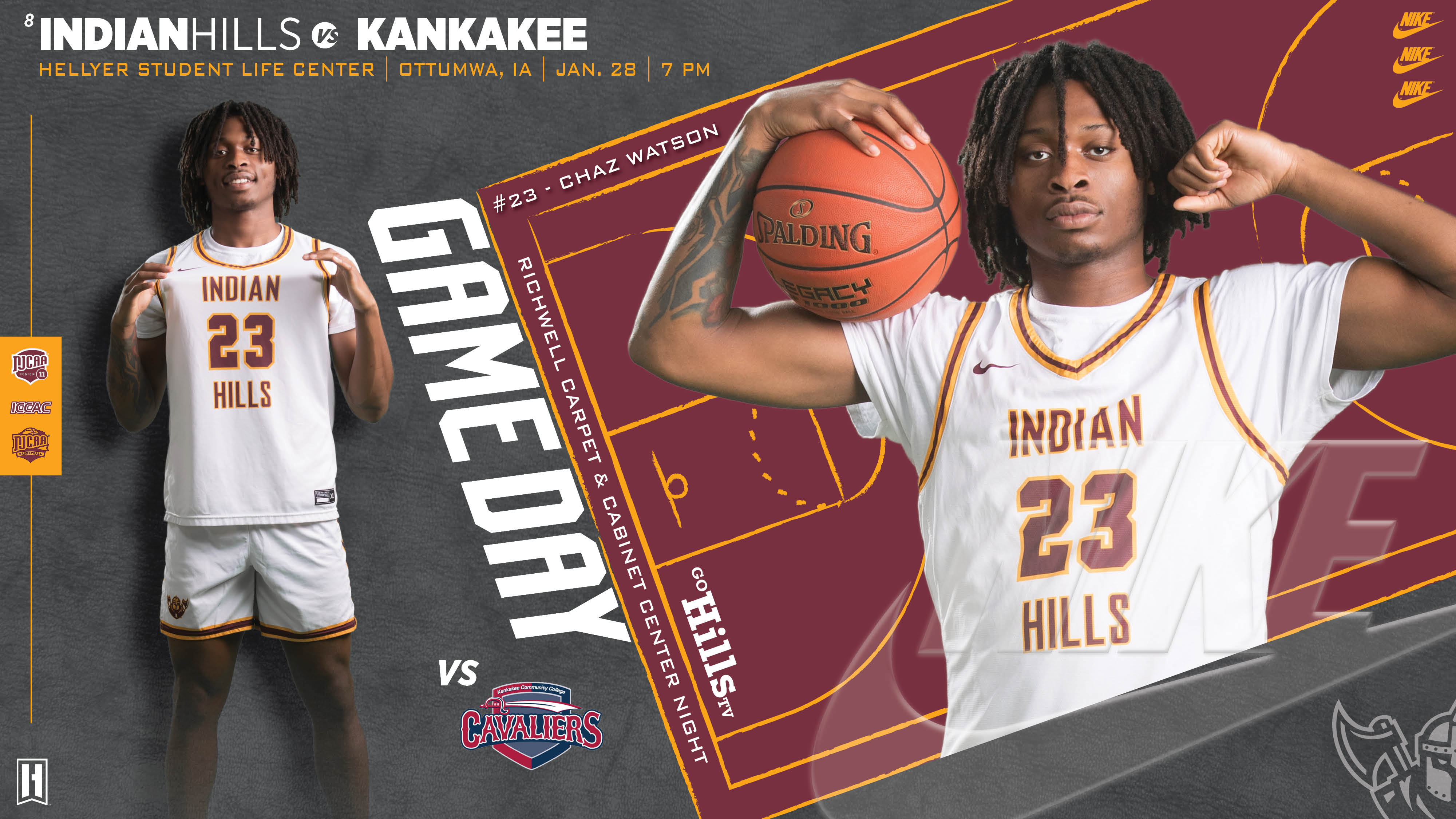 IHCC Men's Basketball vs Kankakee 1-28-26