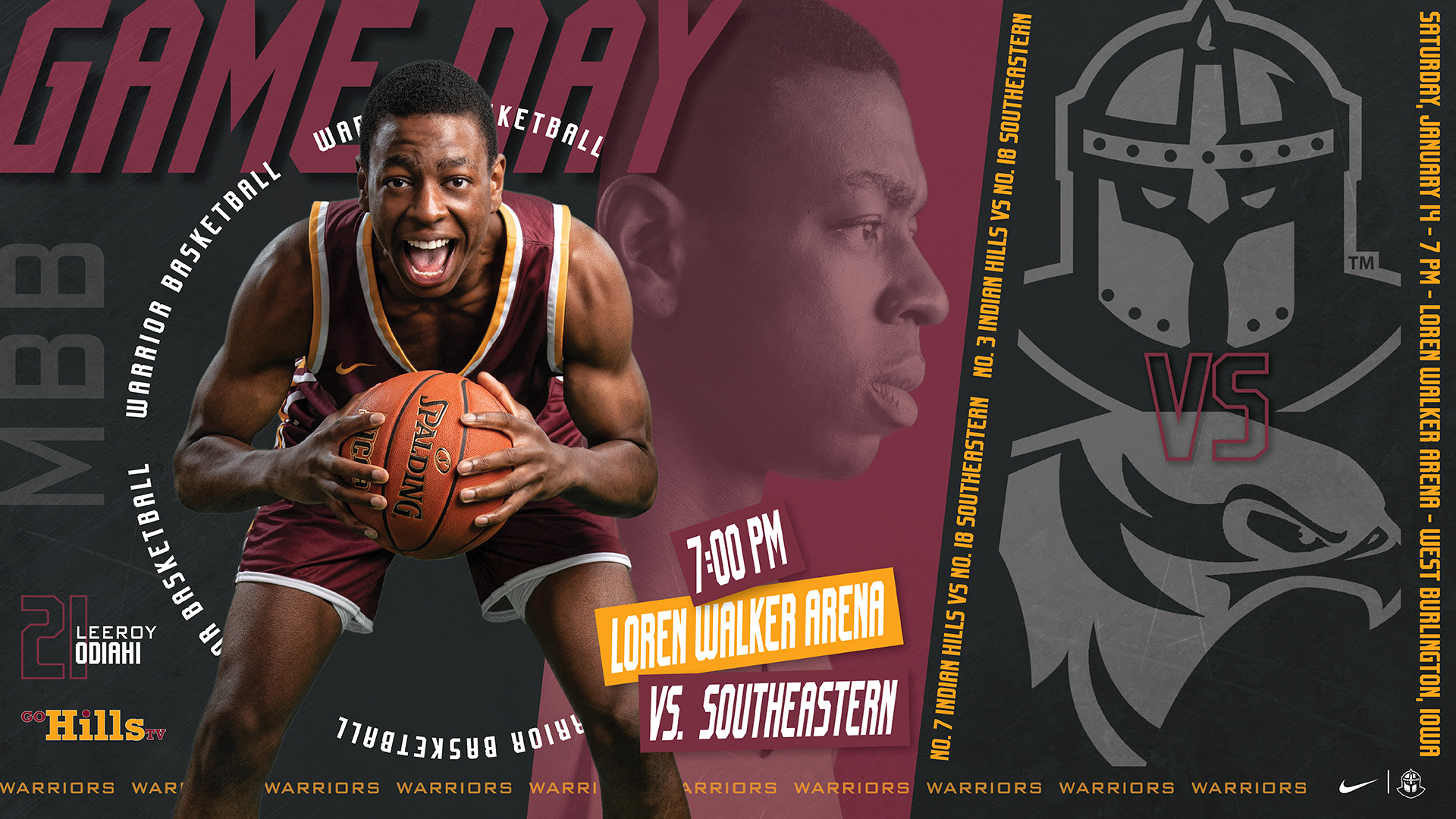 1-14-23 IHCC Men's Basketball @ Southeastern