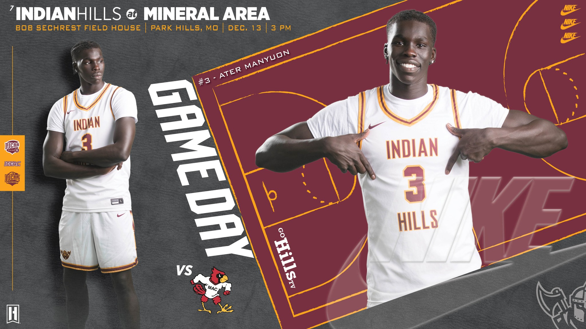 IHCC Men's Basketball @ Mineral Area 12-13-25