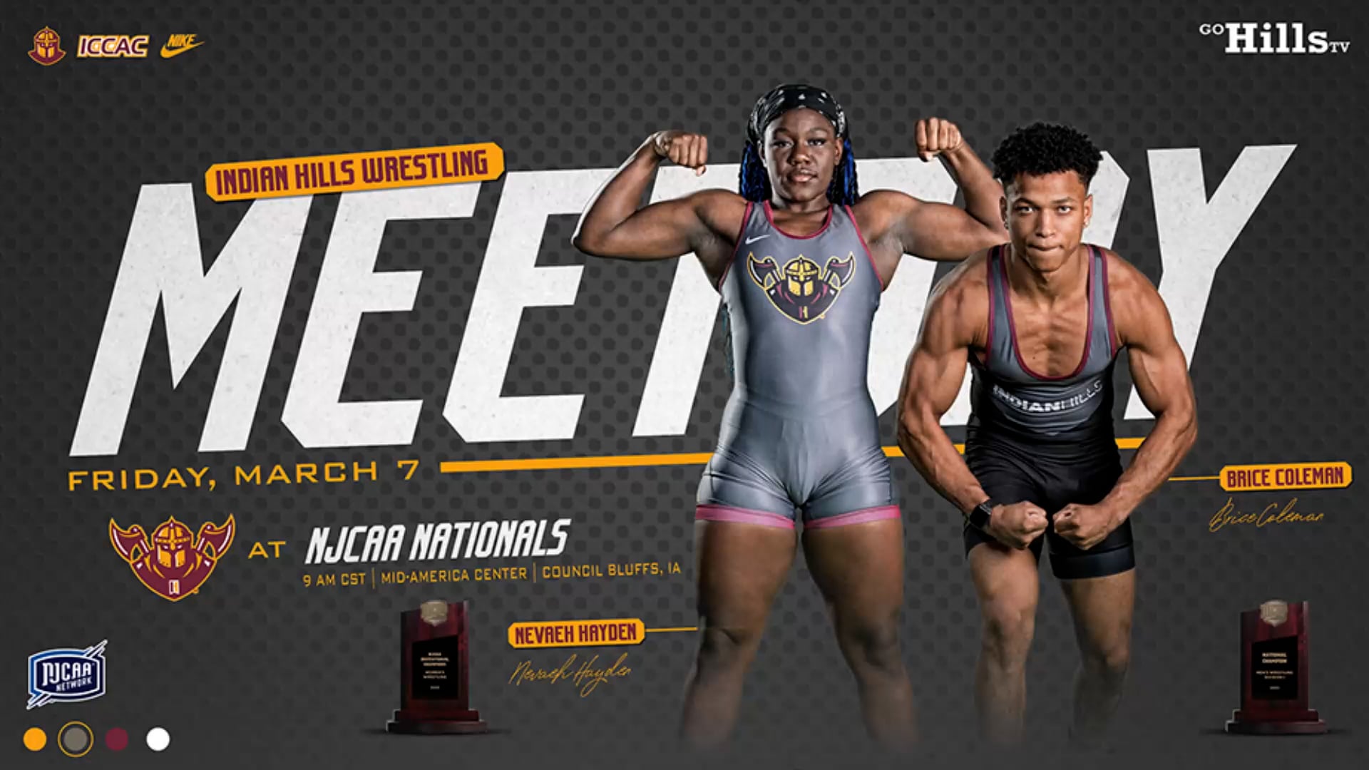 njcaa men's and women's wrestling championship session 2