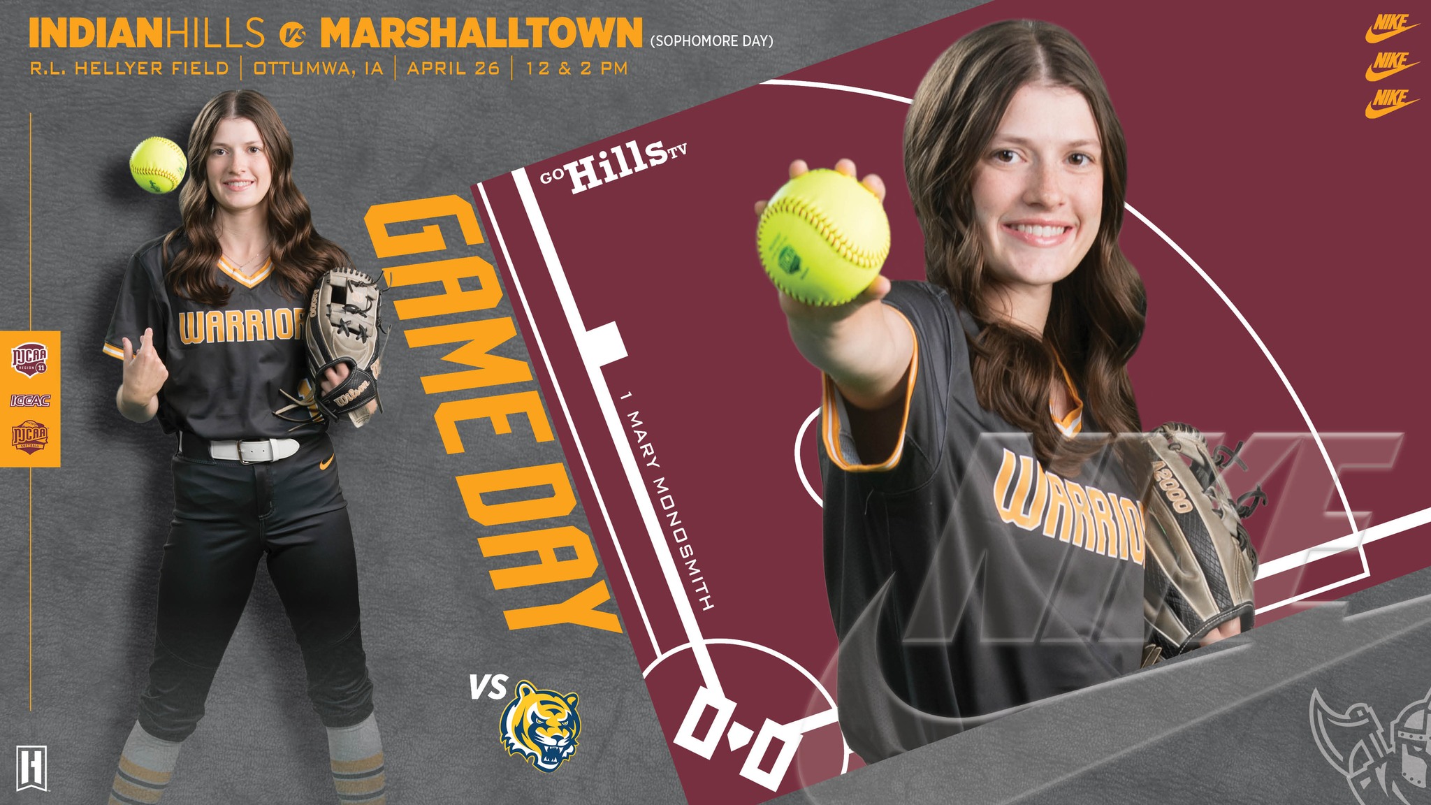 IHCC Softball vs Marshalltown Game 1 4-26-26