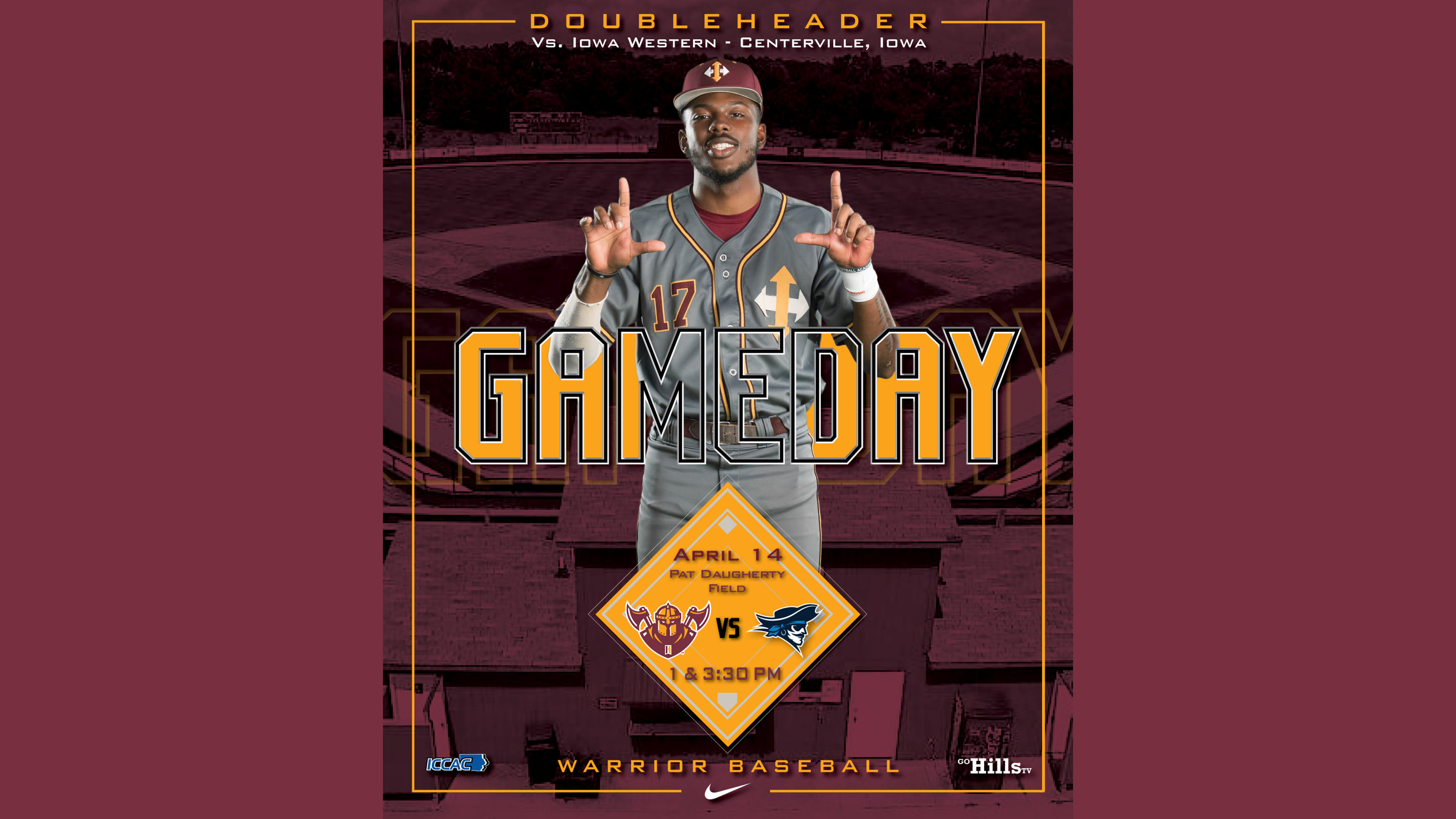 4-14-21 IHCC Baseball vs Iowa Western DH