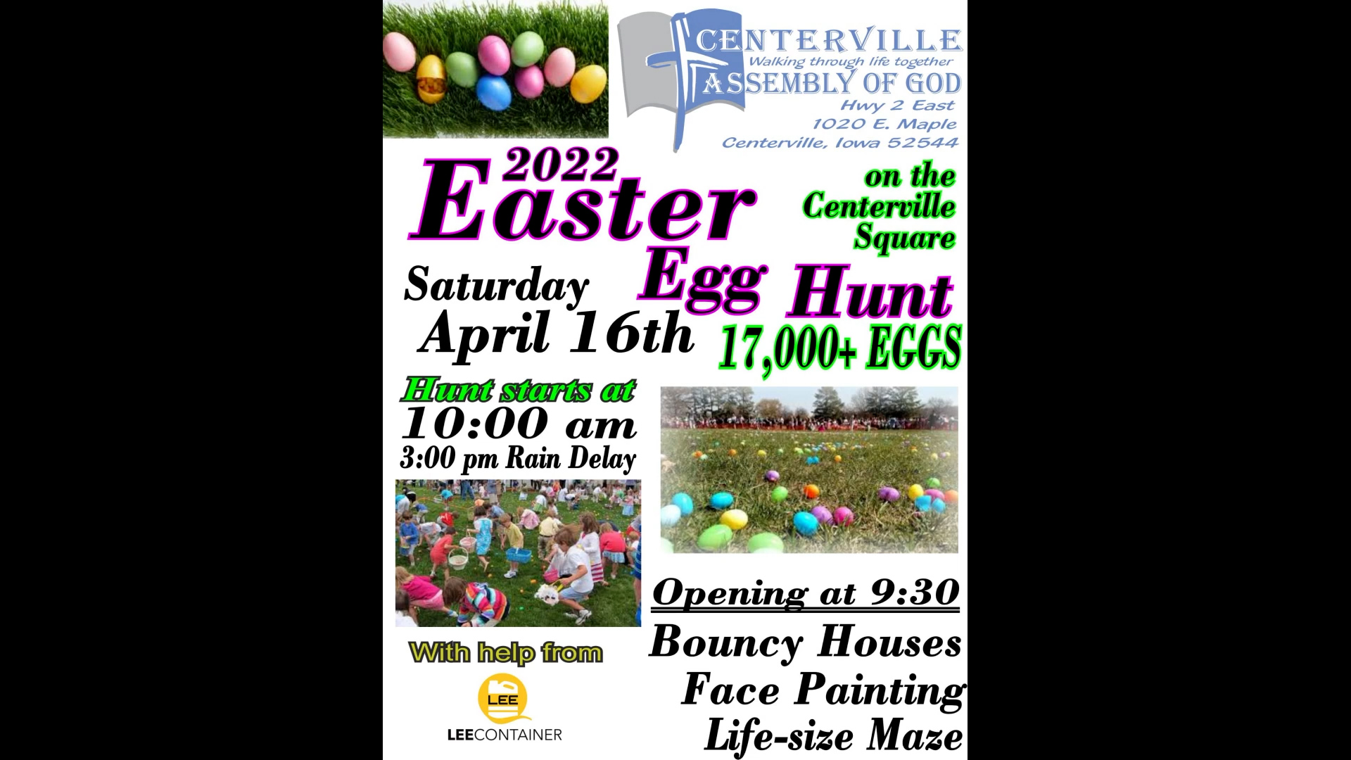 Easter Egg Hunt by Centerville Assembly of God