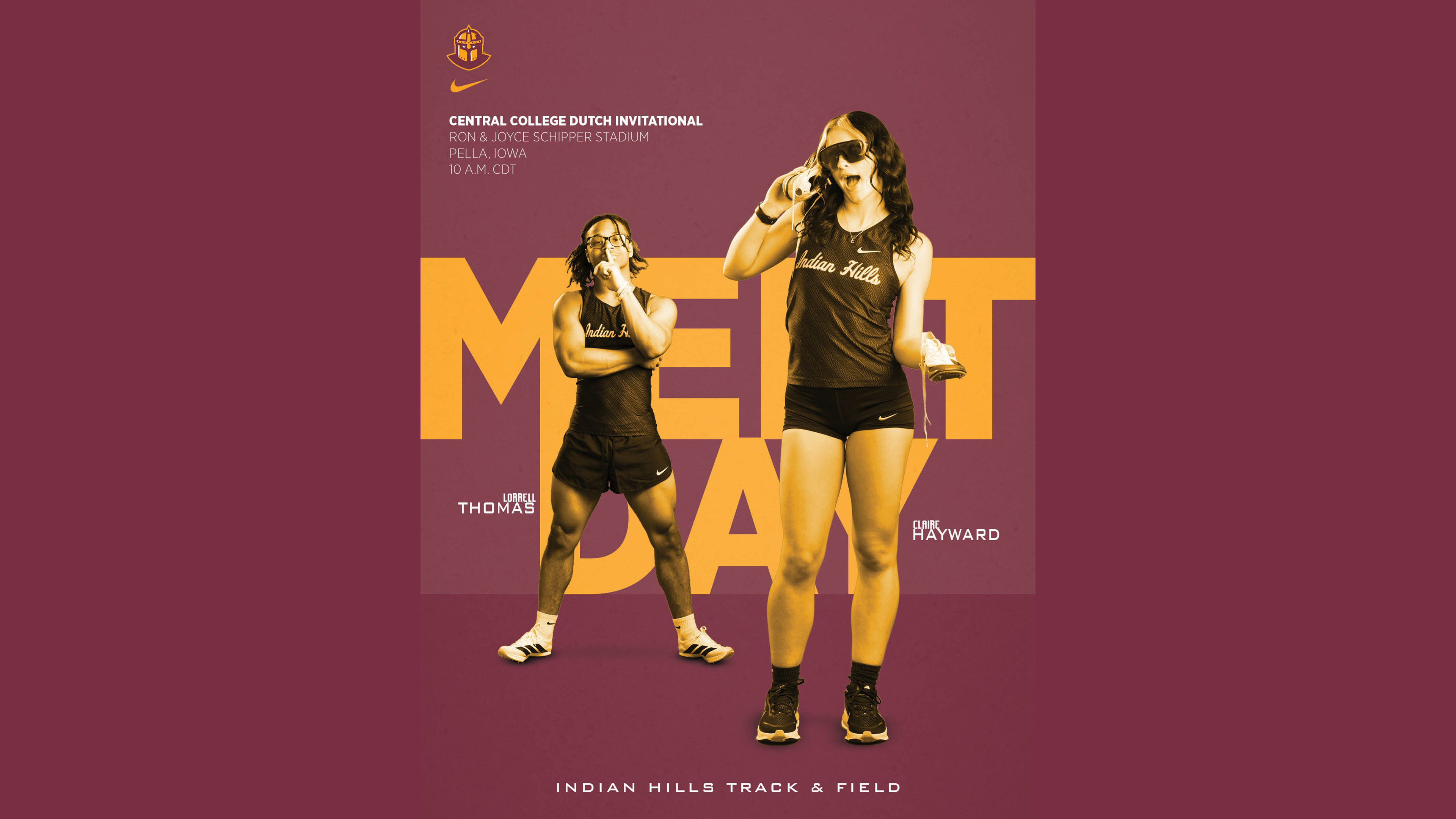 IHCC Track and Field Central Invitational @ Pella, IA Highlights 3-28-26