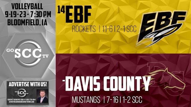  9-19-23 Davis County Volleyball vs EBF