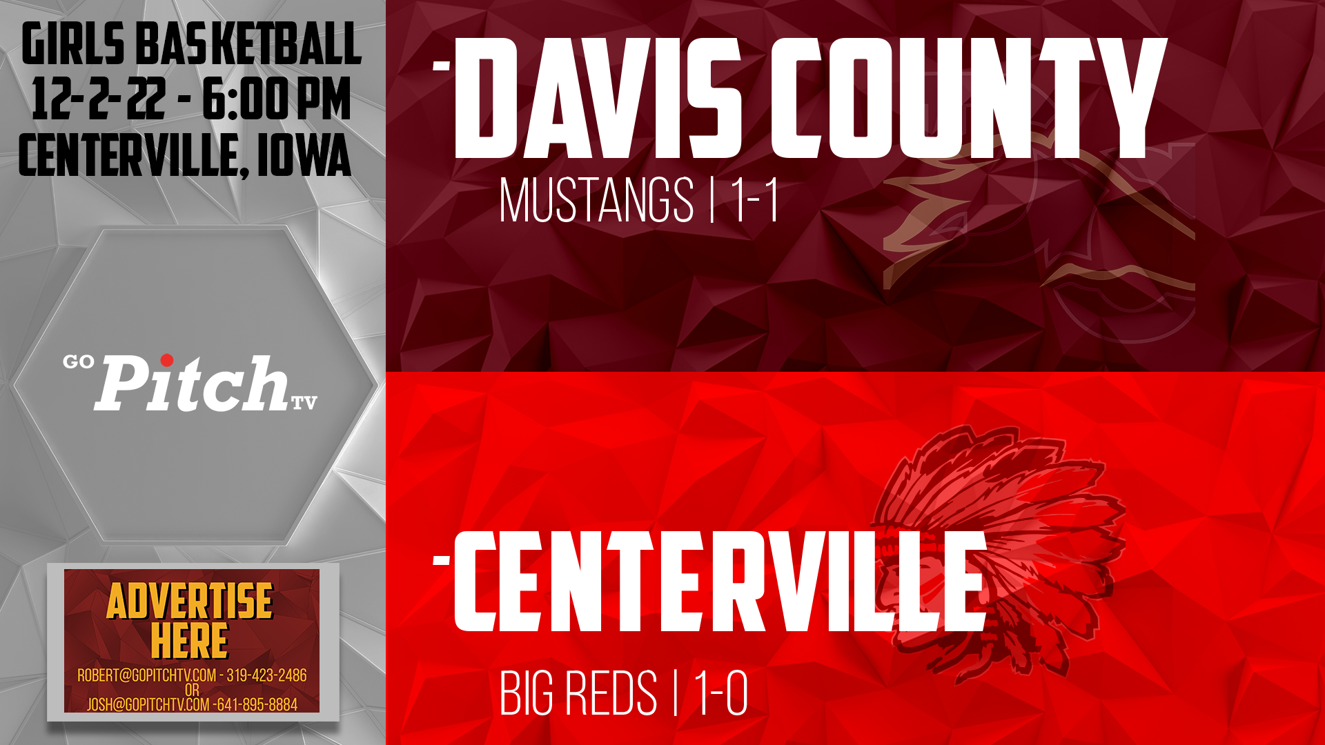 Centerville Girls Basketball vs Davis County 12-2-22