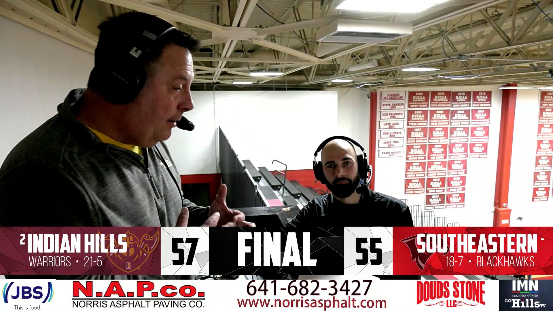 2-15-25 IHCC Men's Basketball @ Southeastern Post Game Interview