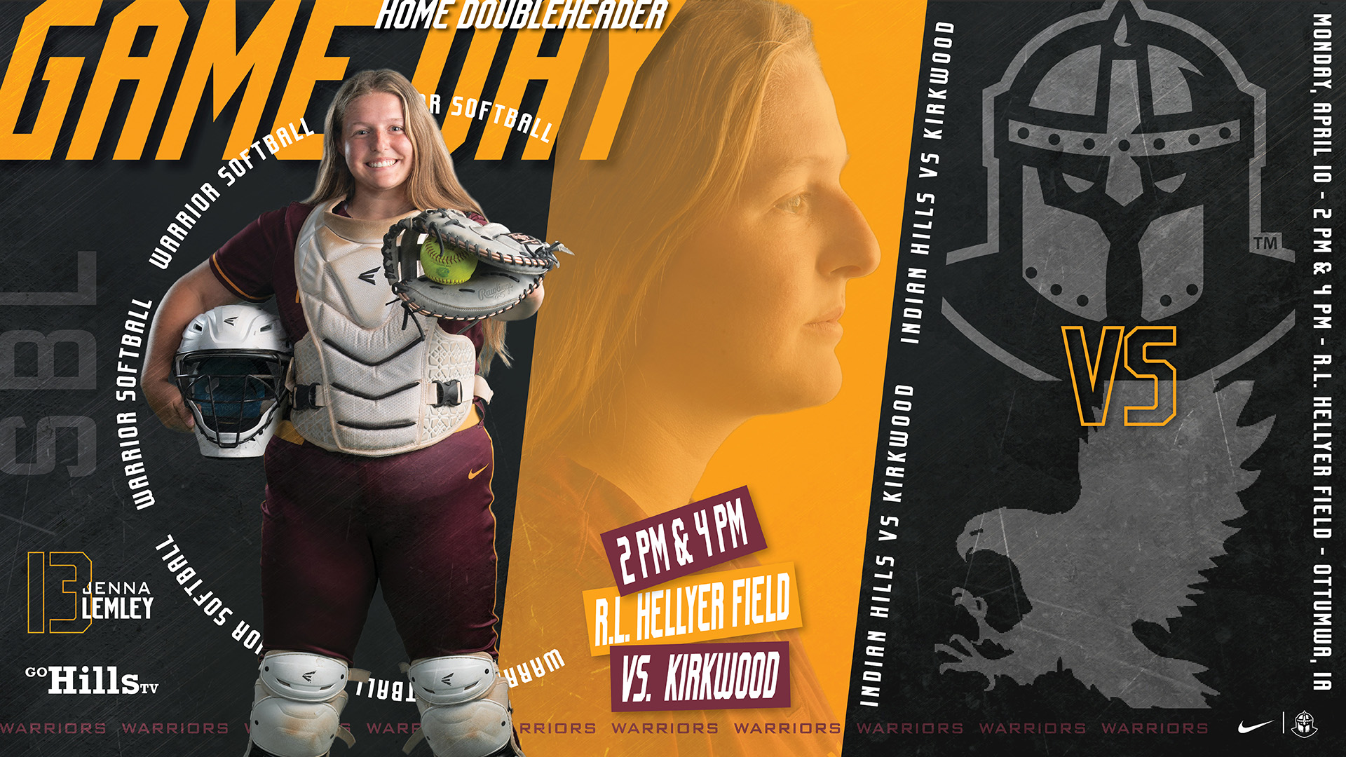 4-10-23 IHCC Softball vs Kirkwood Game 1