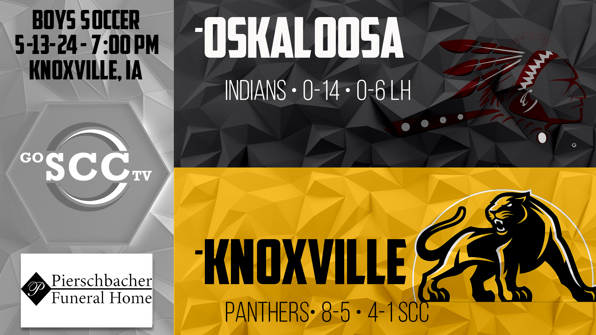 Knoxville Boys Soccer vs Oskaloosa POST SEASON