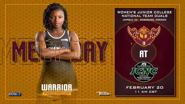2-19-22 Women's Wrestling Junior Coll...
