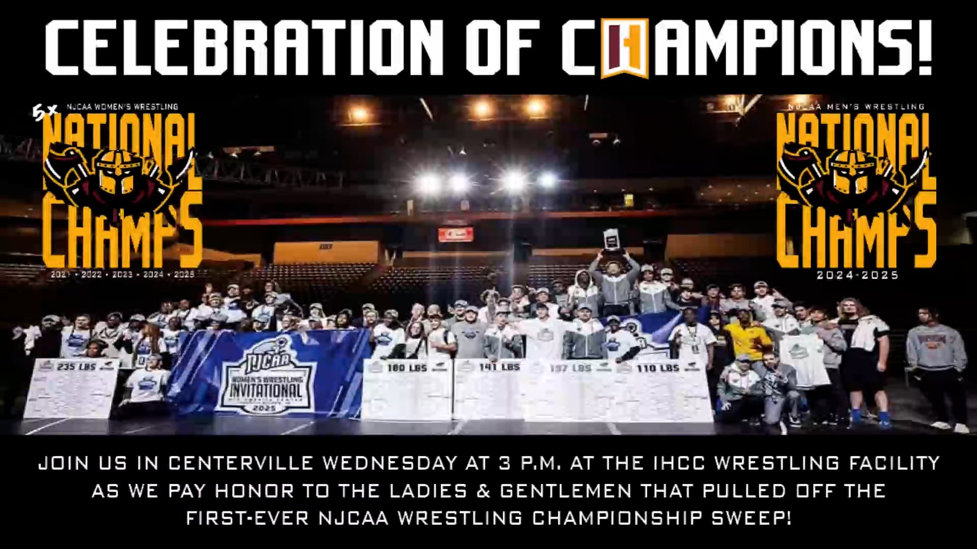 3-12-25 IHCC Men's and Women's Wrestling National Championship Reception