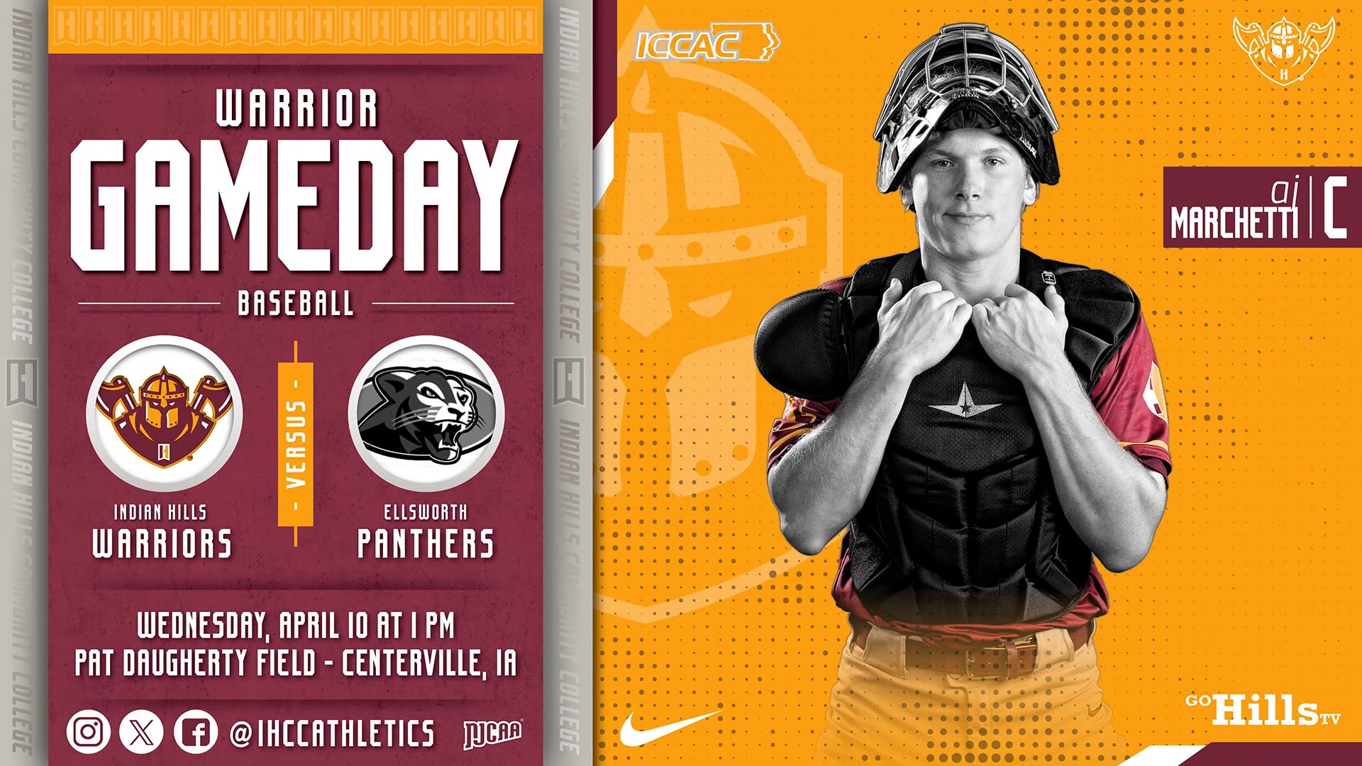 4-10-24 IHCC Baseball vs Ellsworth