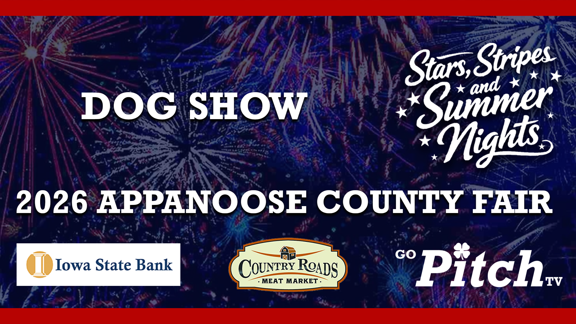 Dog Show - Appanoose County Fair - 7-20-26